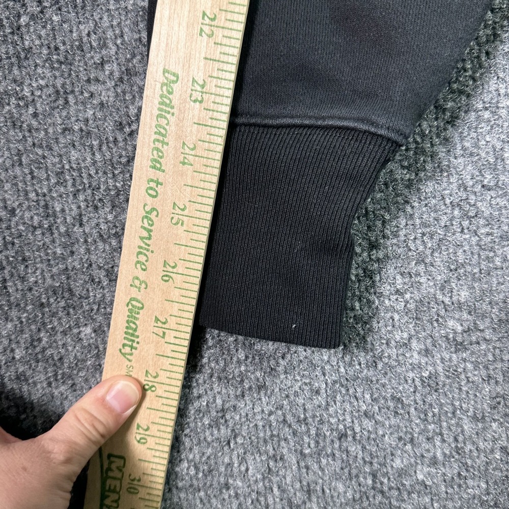 Champion Reverse Weave Hoodie Men's Small Black Fleece Sweatshirt Vintage Y2K - Picture 8 of 9